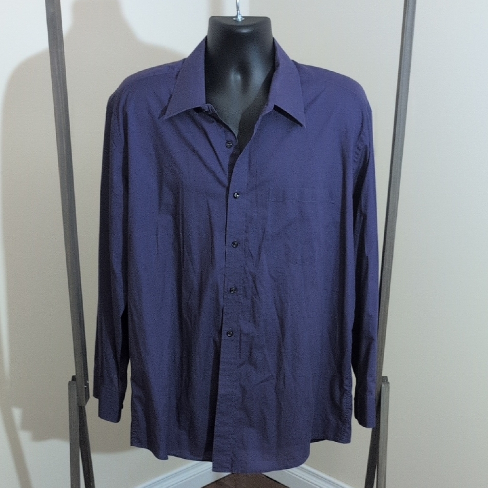 Protocol| Men's Purple Button-Up Shirt